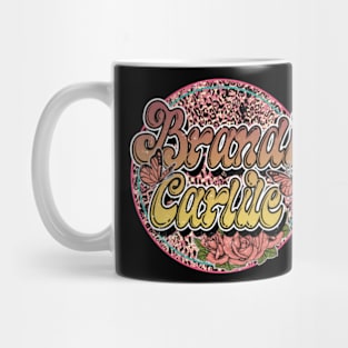 Great Gift Brandi Flowers Proud Name Christmas 70s 80s 90s Mug